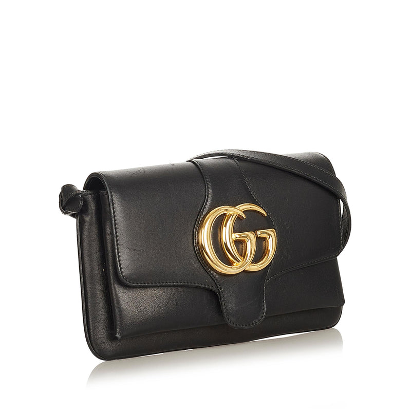 Gucci Arli Leather Crossbody Bag (SHG-25155)