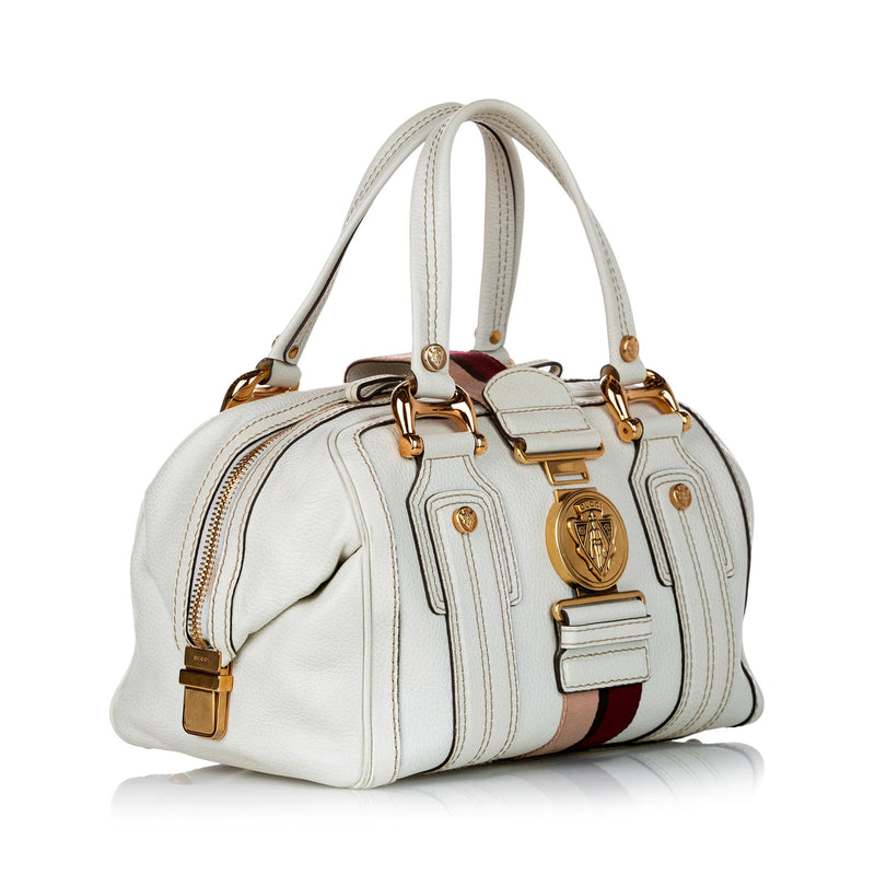 Gucci Aviatrix Leather Boston Bag (SHG-28798)