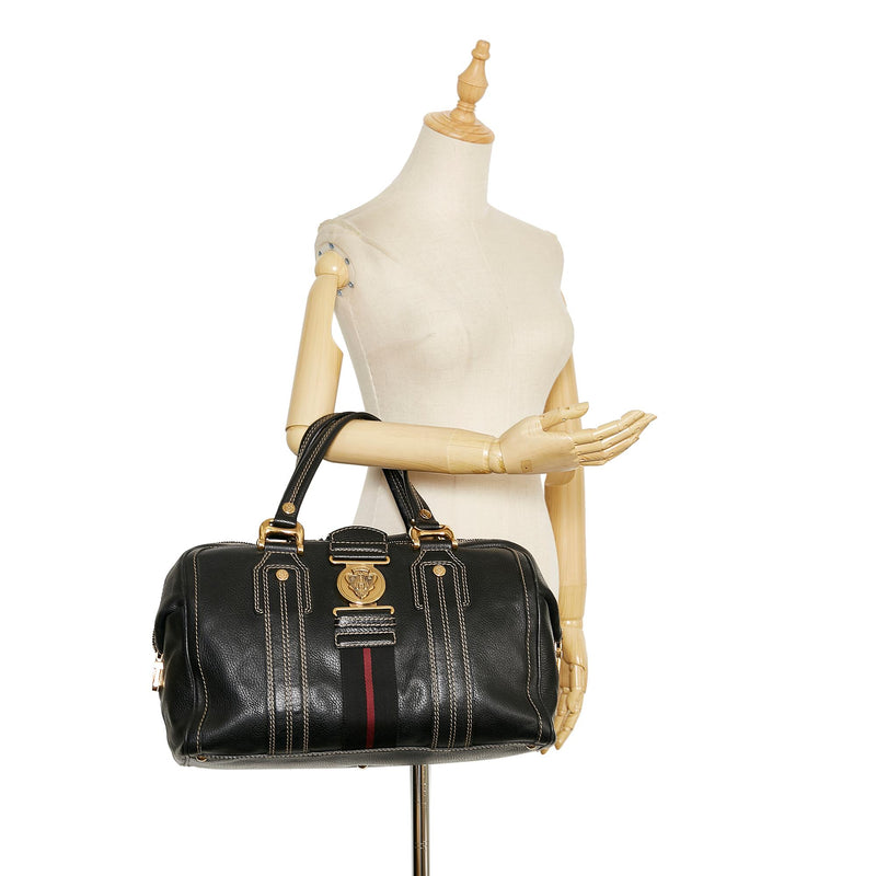 Gucci Aviatrix Leather Boston Bag (SHG-35967)