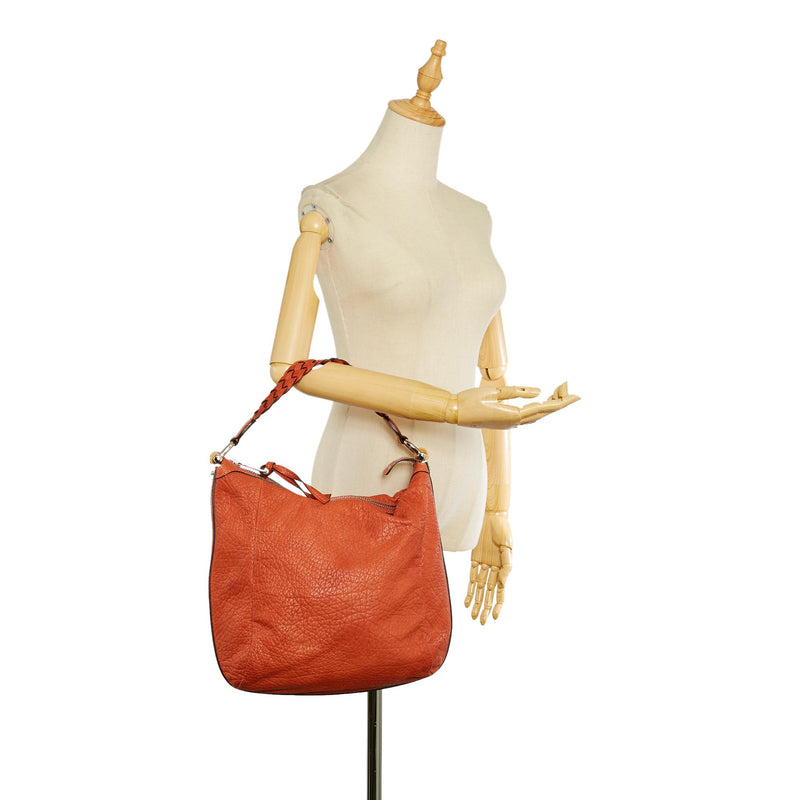 Gucci Bamboo Bar Leather Shoulder Bag (SHG-24217)