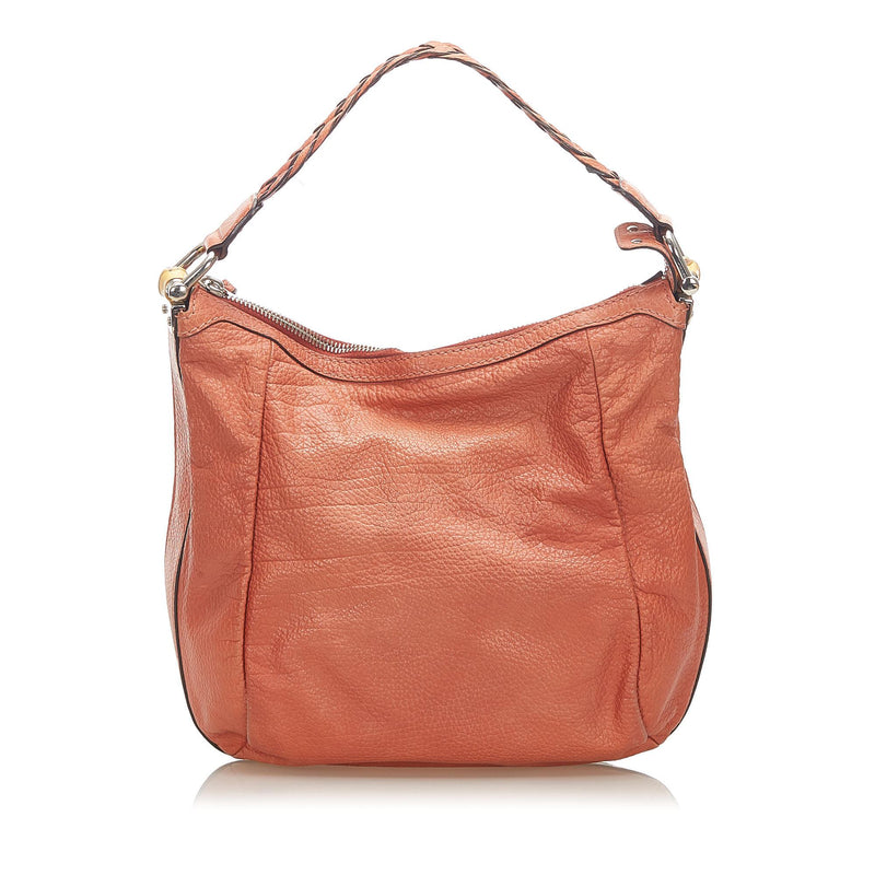 Gucci Bamboo Bar Leather Shoulder Bag (SHG-32182)
