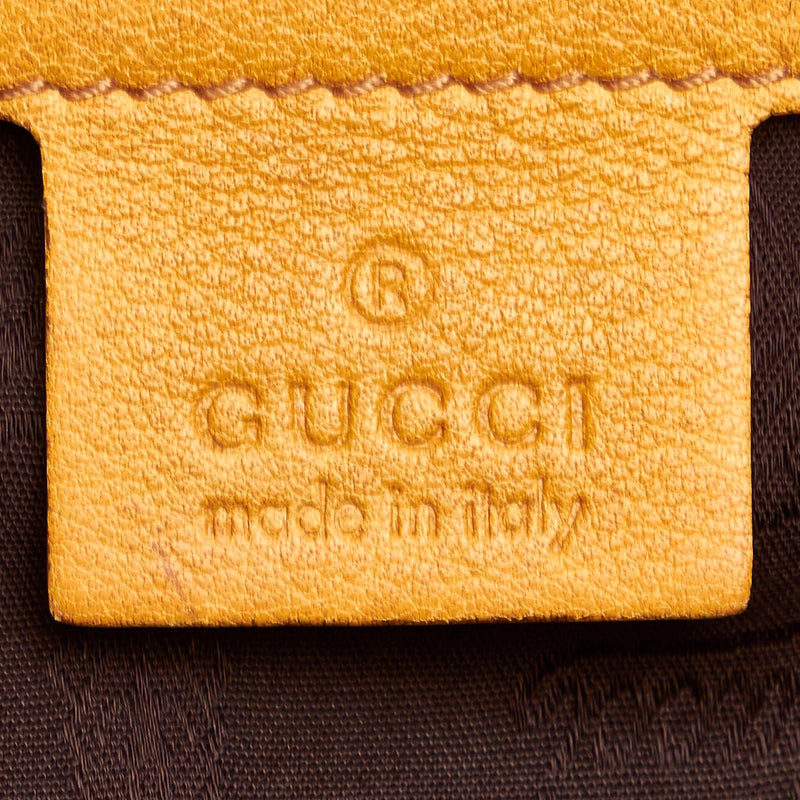Gucci Bamboo Bar Leather Tote Bag (SHG-27762)