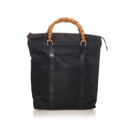 Gucci Bamboo Canvas Handbag (SHG-27358)