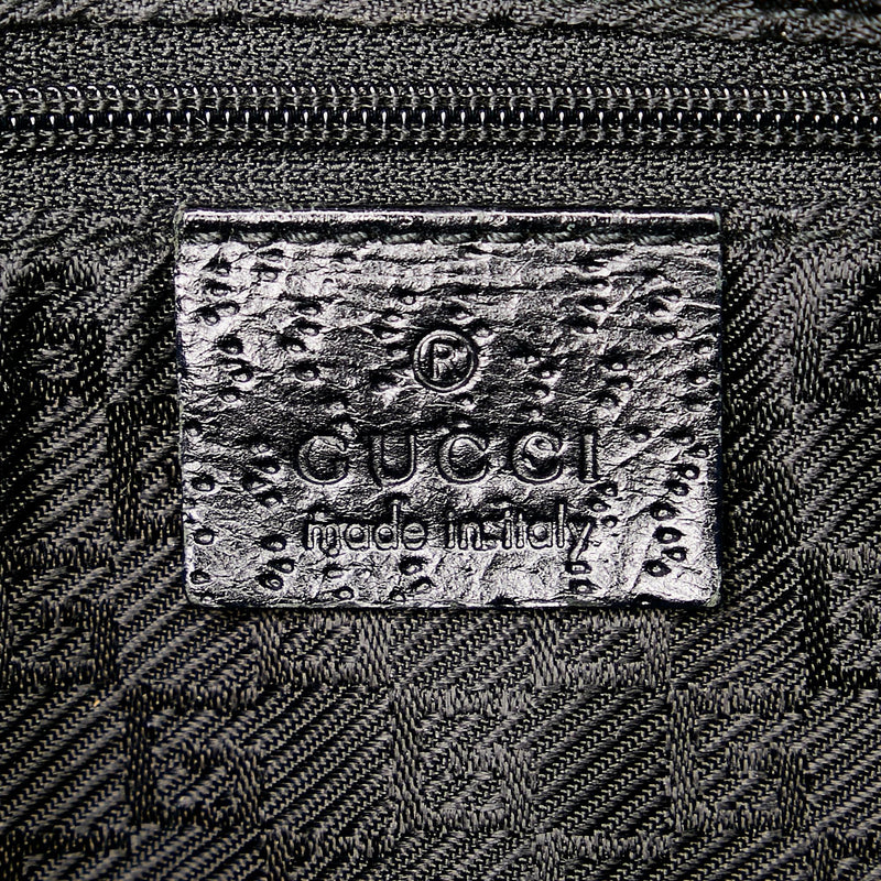 Gucci Bamboo Canvas Jackie Shoulder Bag (SHG-31465)