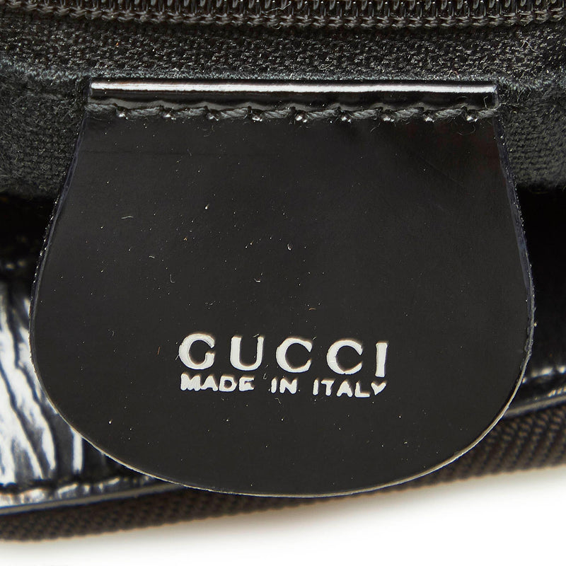 Gucci Bamboo Canvas Shoulder Bag (SHG-18223)