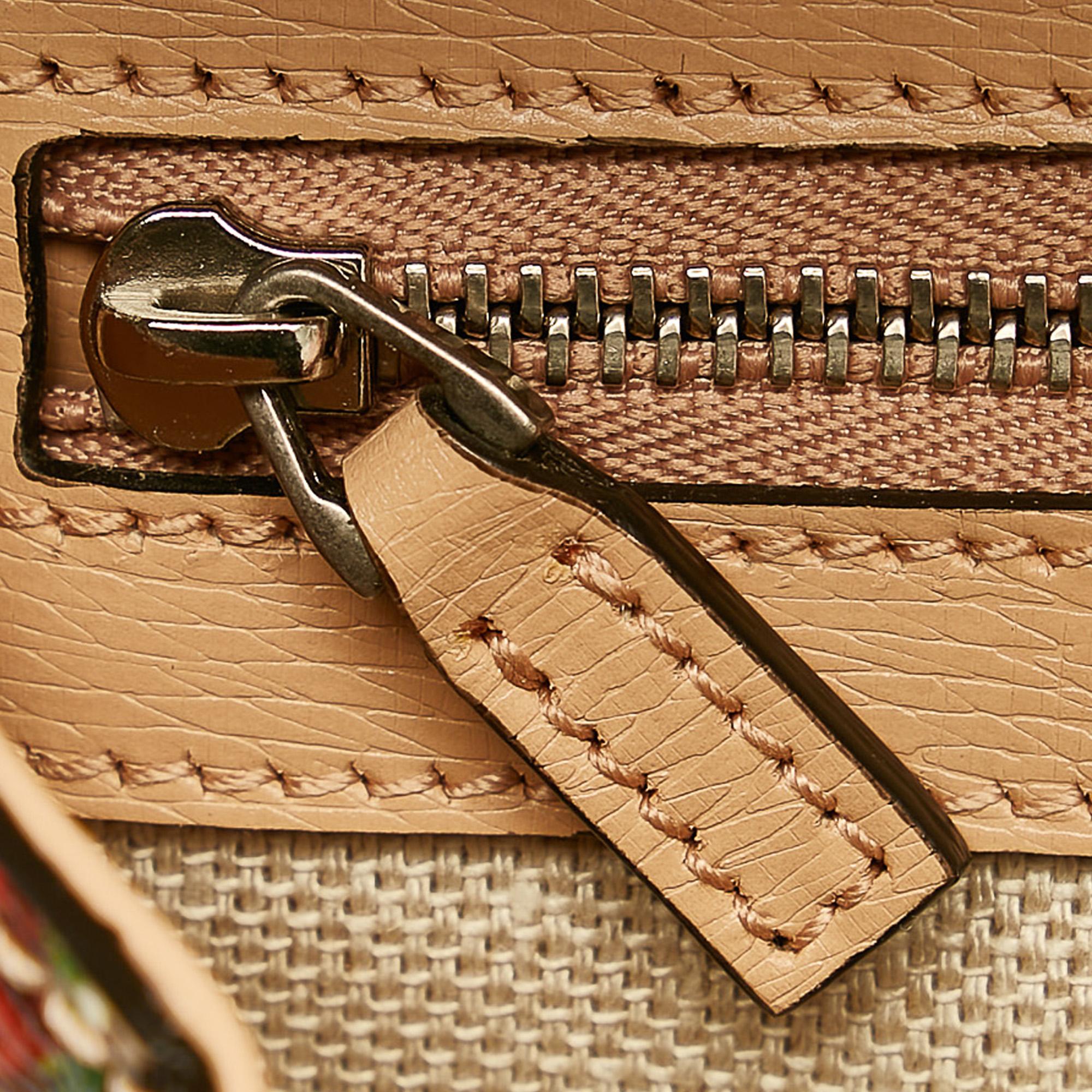 Gucci Bamboo Daily Blooms Leather Satchel (SHG-29395)