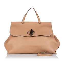 Gucci Bamboo Daily Leather Satchel (SHG-37360)