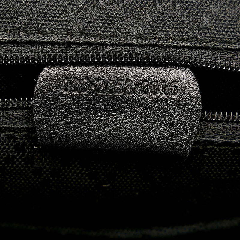 Gucci Bamboo Drawstring Leather Backpack (SHG-29212)