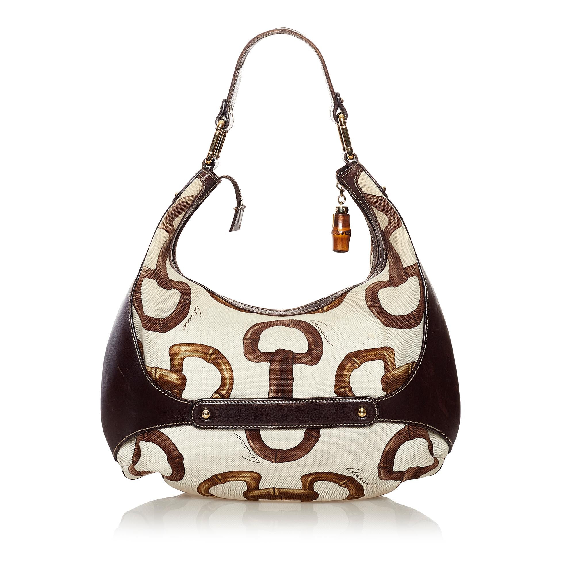 Gucci Bamboo Horsebit Amalfi Hobo Bag (SHG-32843)