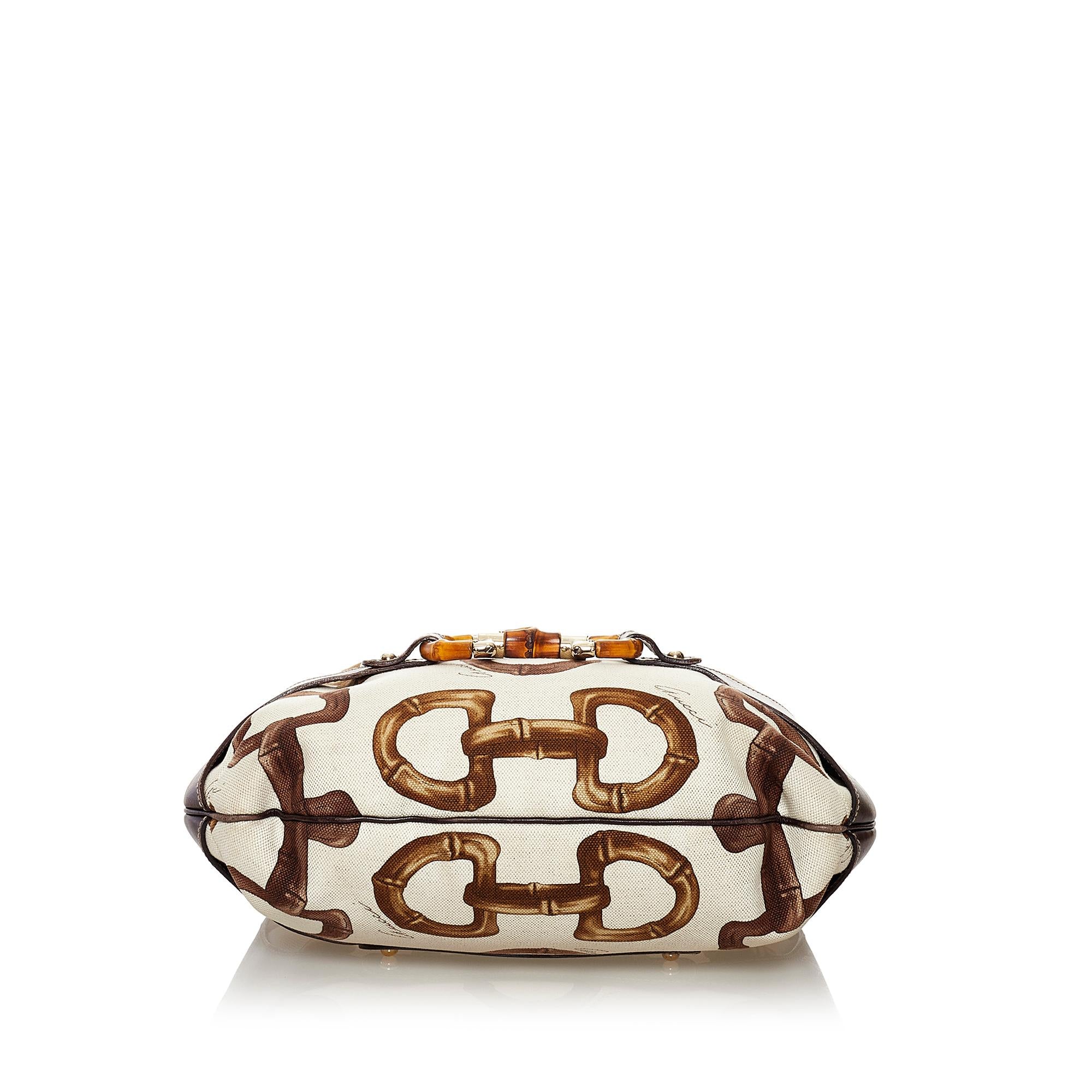 Gucci Bamboo Horsebit Amalfi Hobo Bag (SHG-32843)