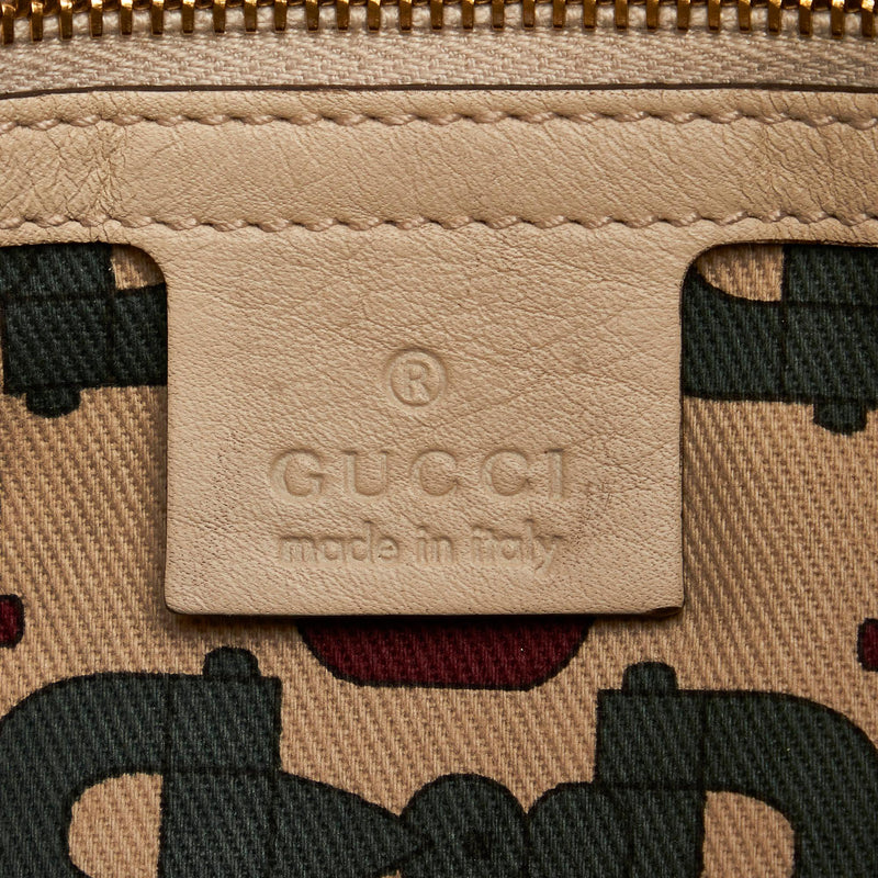 Gucci Bamboo Indy Leather Satchel (SHG-32436)