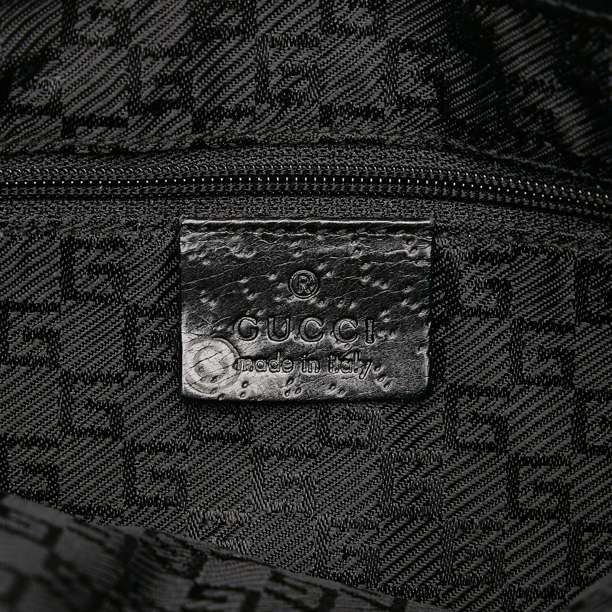 Gucci Bamboo Jackie Canvas Handbag (SHG-28684)