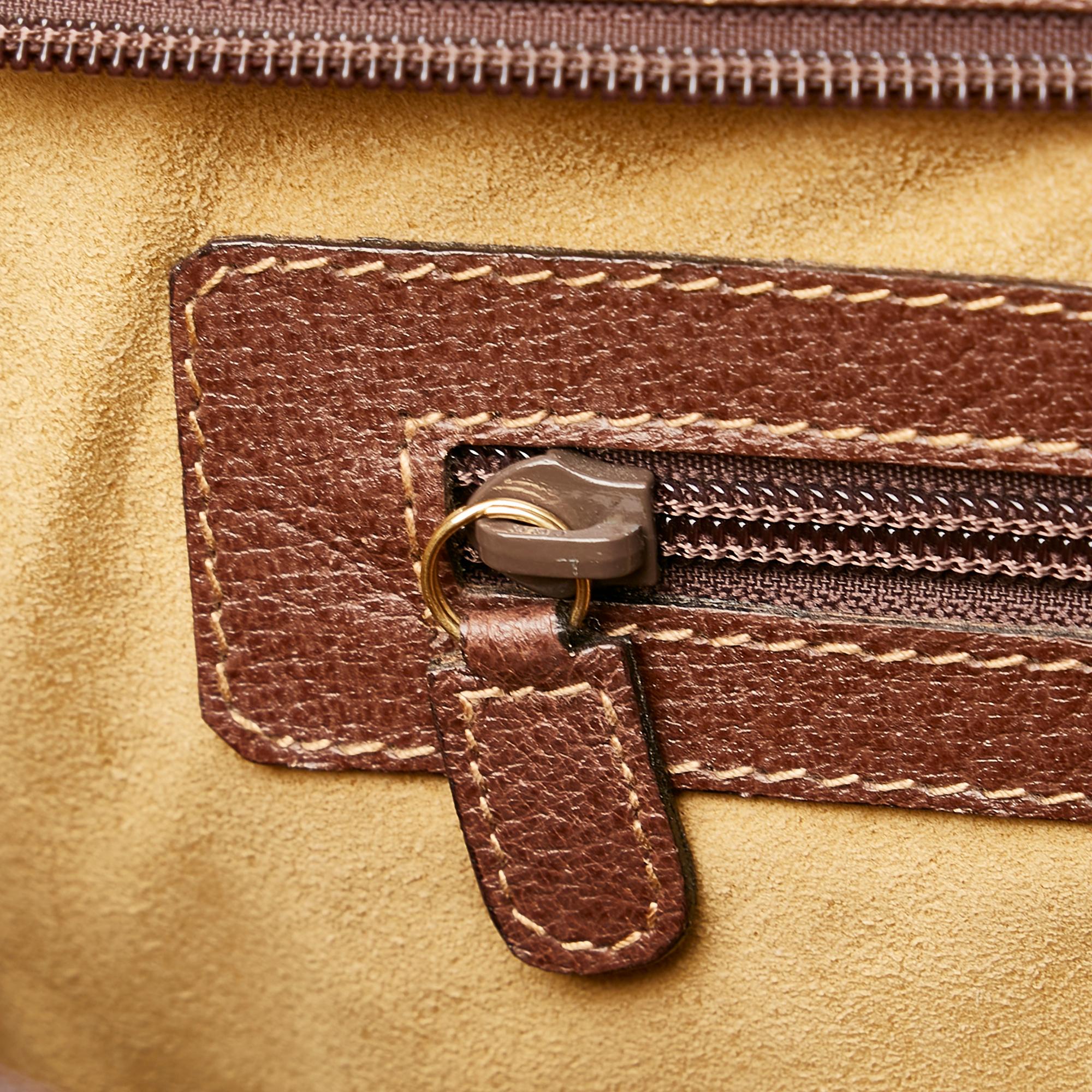 Gucci Bamboo Leather Briefcase (SHG-32849)