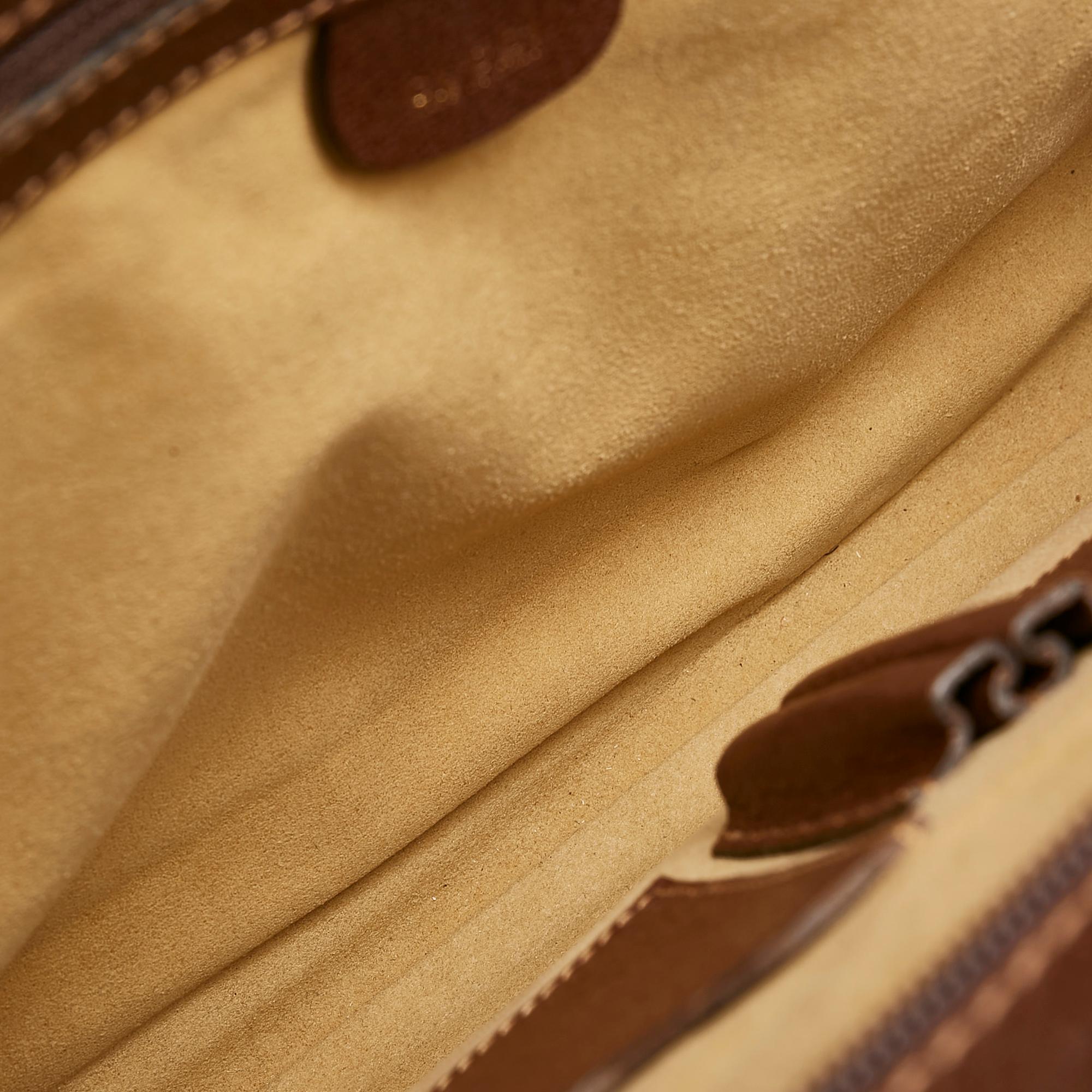 Gucci Bamboo Leather Briefcase (SHG-32849)