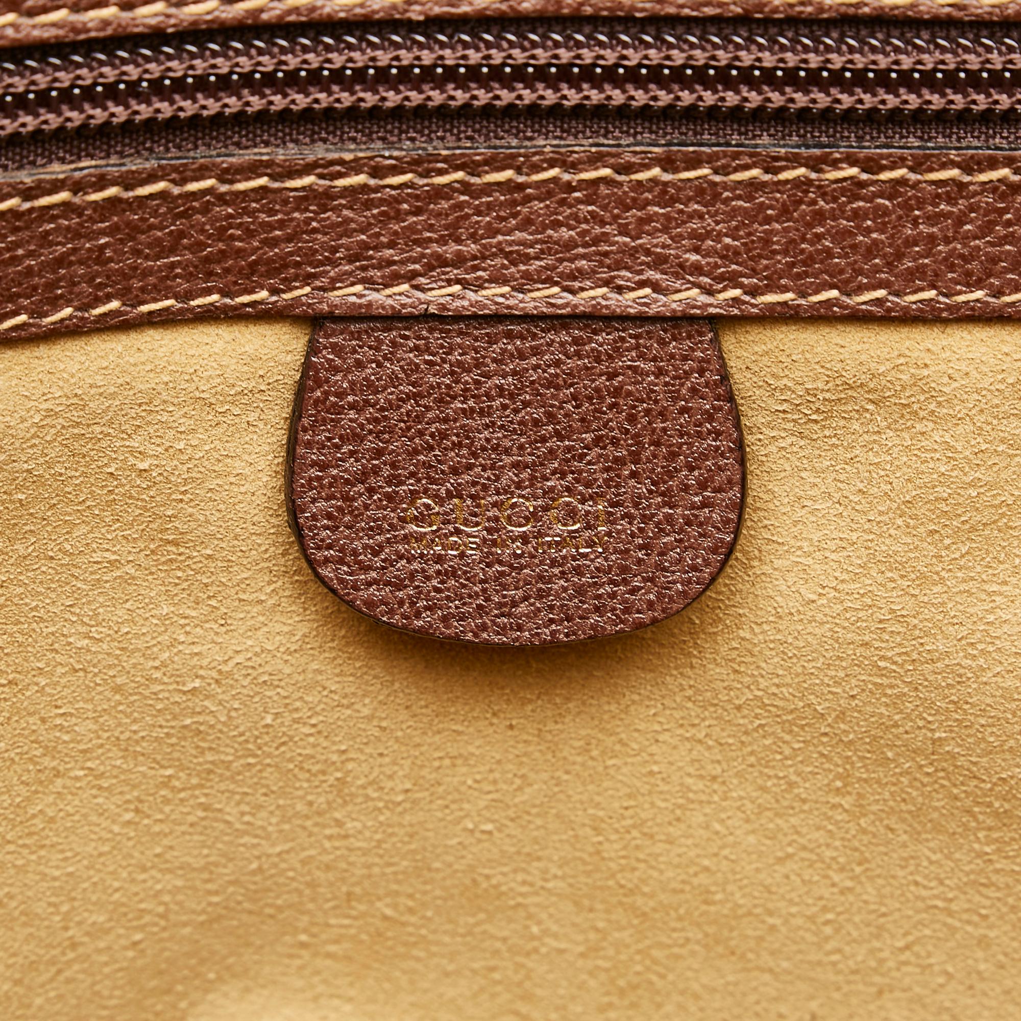 Gucci Bamboo Leather Briefcase (SHG-32849)