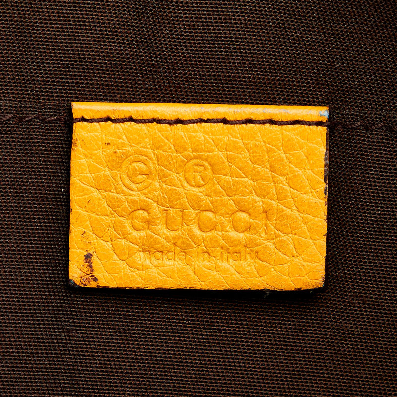 Gucci Bamboo Leather Clutch Bag (SHG-32063)