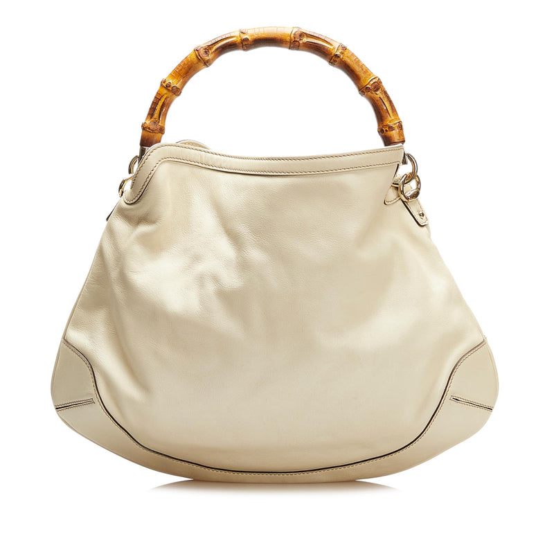 Gucci Bamboo Leather Handbag (SHG-35922)