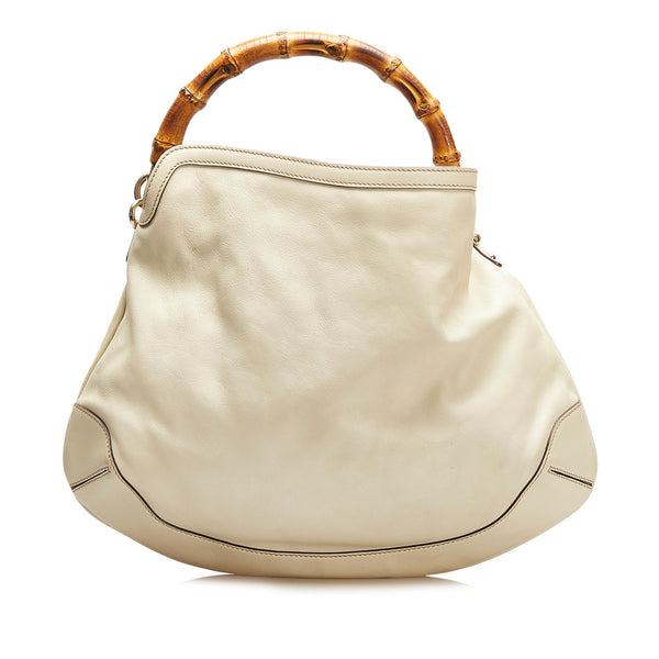 Gucci Bamboo Leather Handbag (SHG-35922)