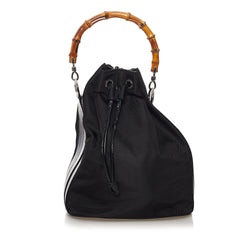 Gucci Bamboo Nylon Bucket Bag (SHG-31578)