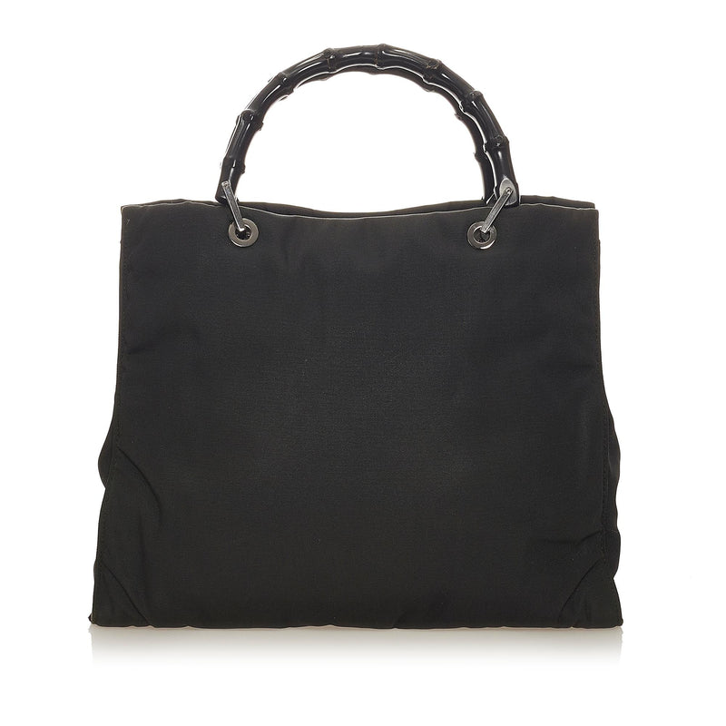 Gucci Bamboo Nylon Handbag (SHG-27592)