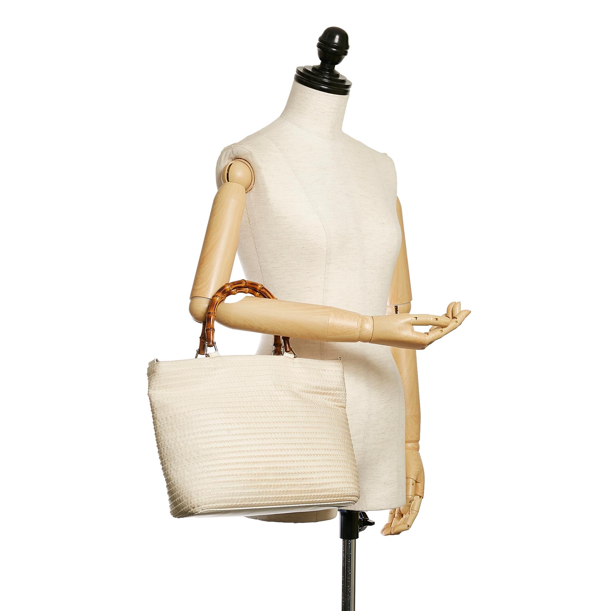 Gucci Bamboo Nylon Tote Bag (SHG-32735)