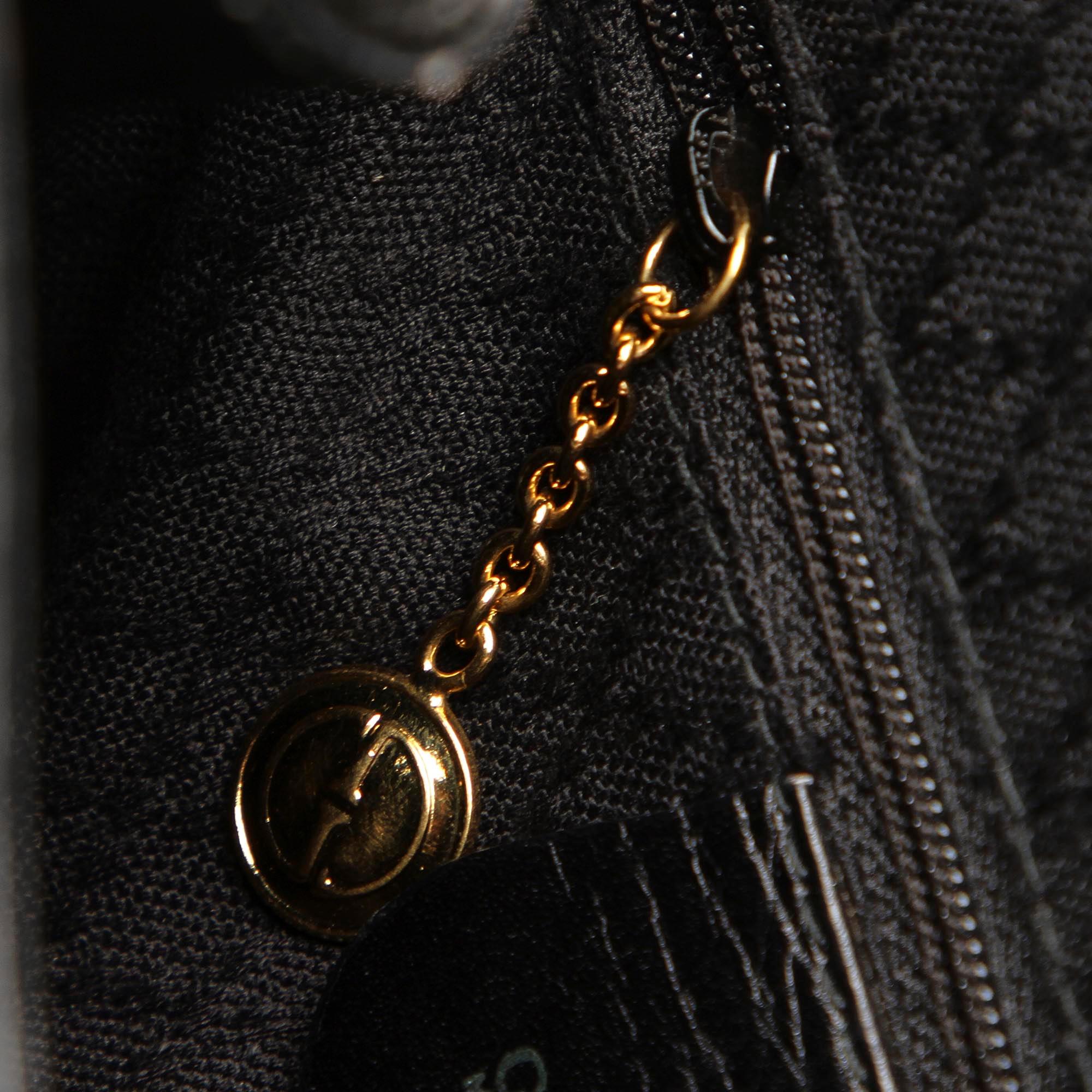 Gucci Bamboo Patent Leather Drawstring Backpack (SHG-32189)