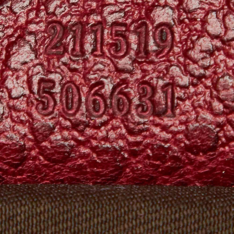 Gucci Bamboo Ring Leather Hobo Bag (SHG-22296)