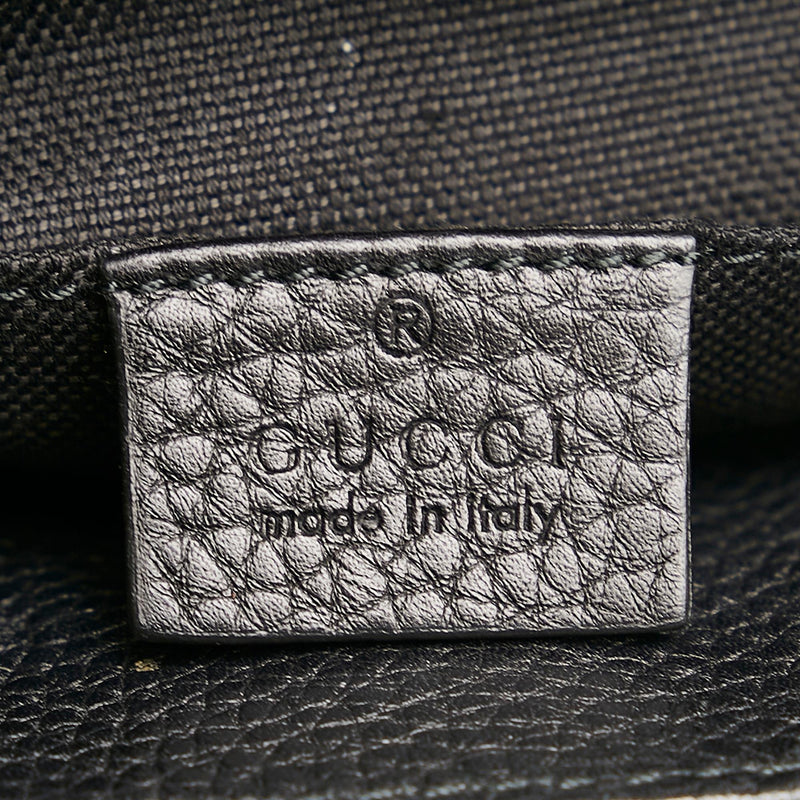 Gucci Bamboo Shopper Leather Handbag (SHG-35966)