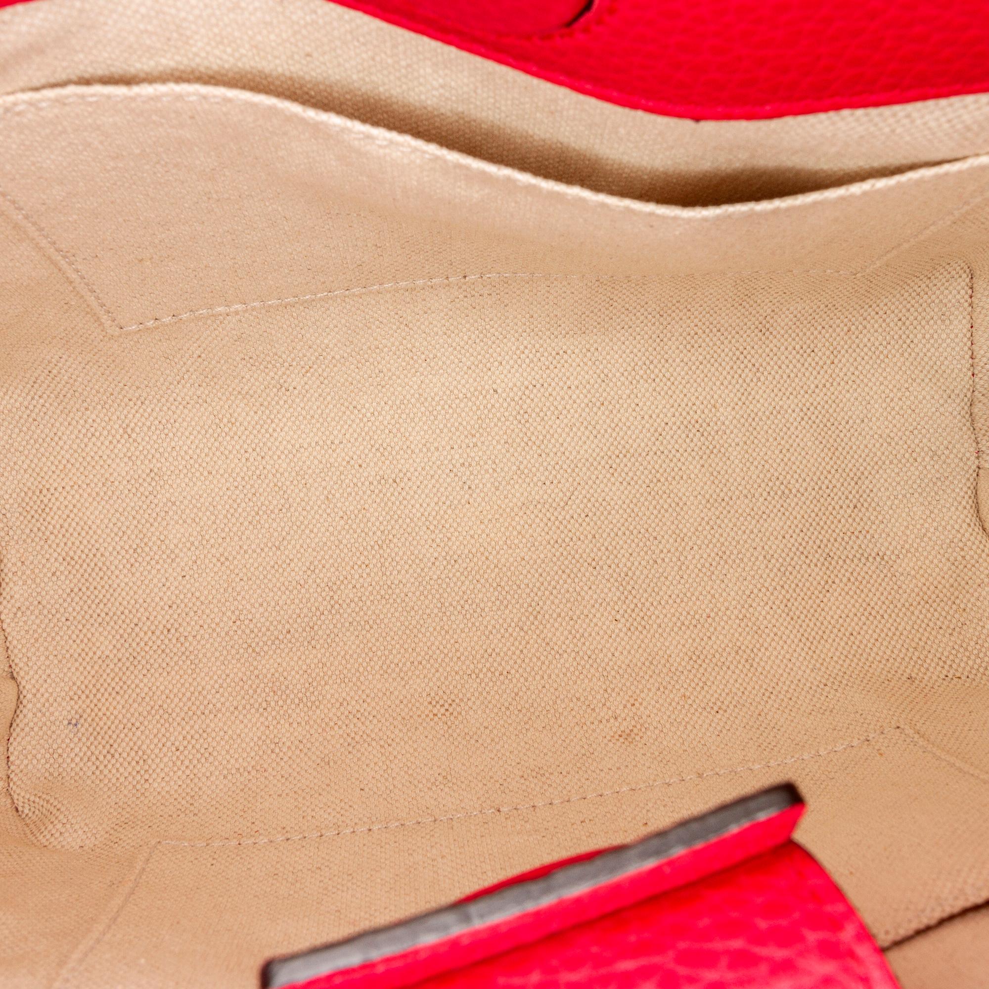 Gucci Bamboo Shopper Leather Satchel (SHG-26181)