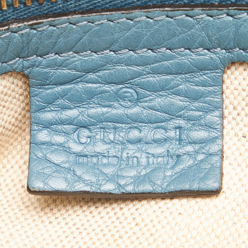 Gucci Bamboo Shopper Leather Satchel (SHG-26881)