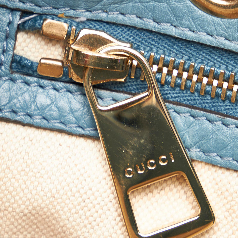 Gucci Bamboo Shopper Leather Satchel (SHG-26881)