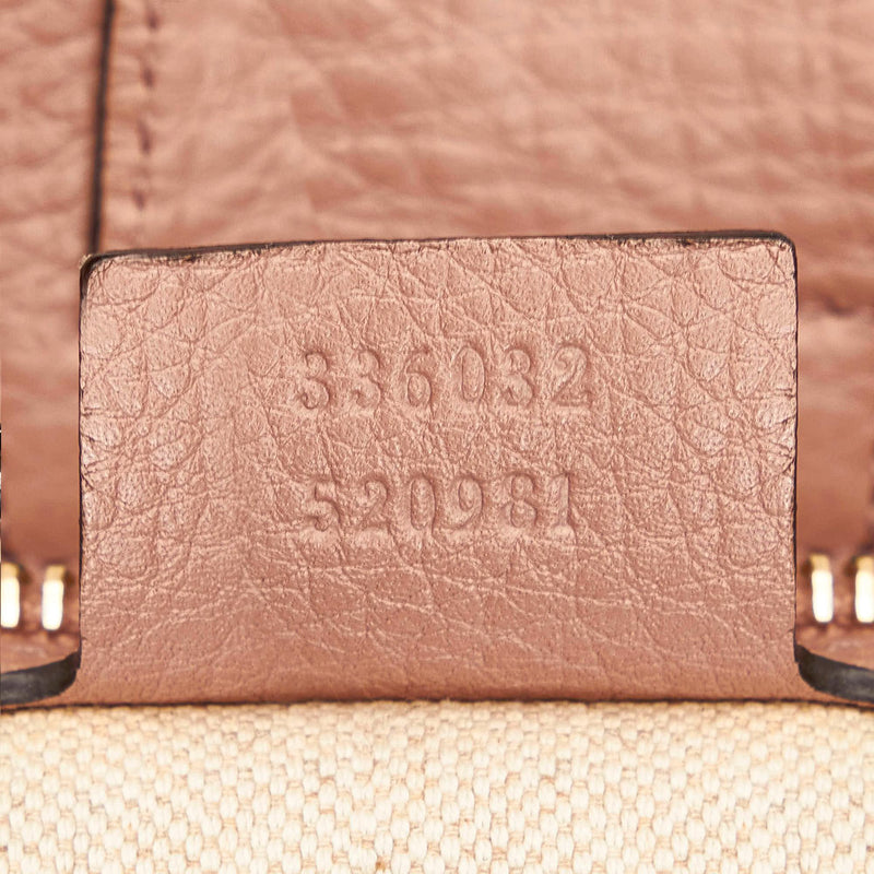 Gucci Bamboo Shopper Leather Satchel (SHG-30161)