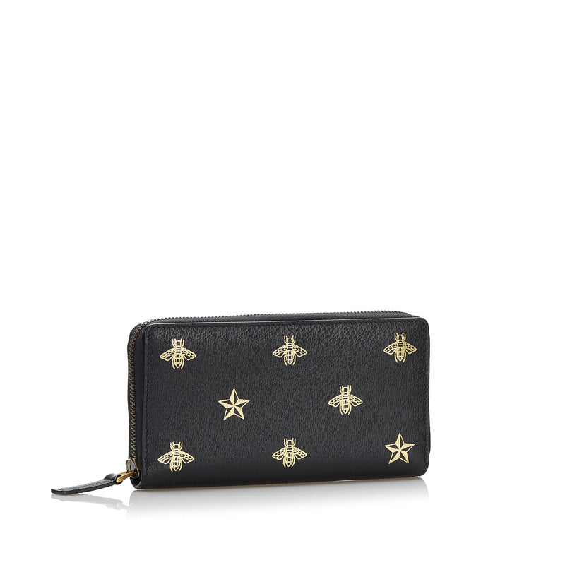 Gucci Bee Star Continental Zip Wallet (SHG-36984)