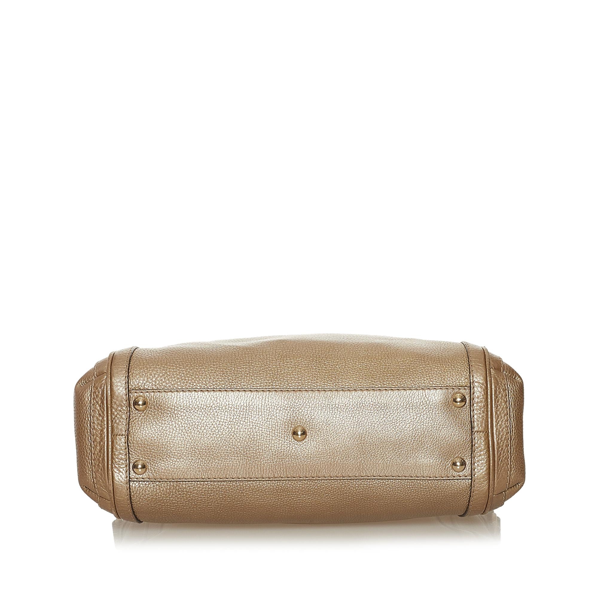 Gucci Bella Leather Satchel (SHG-34976)