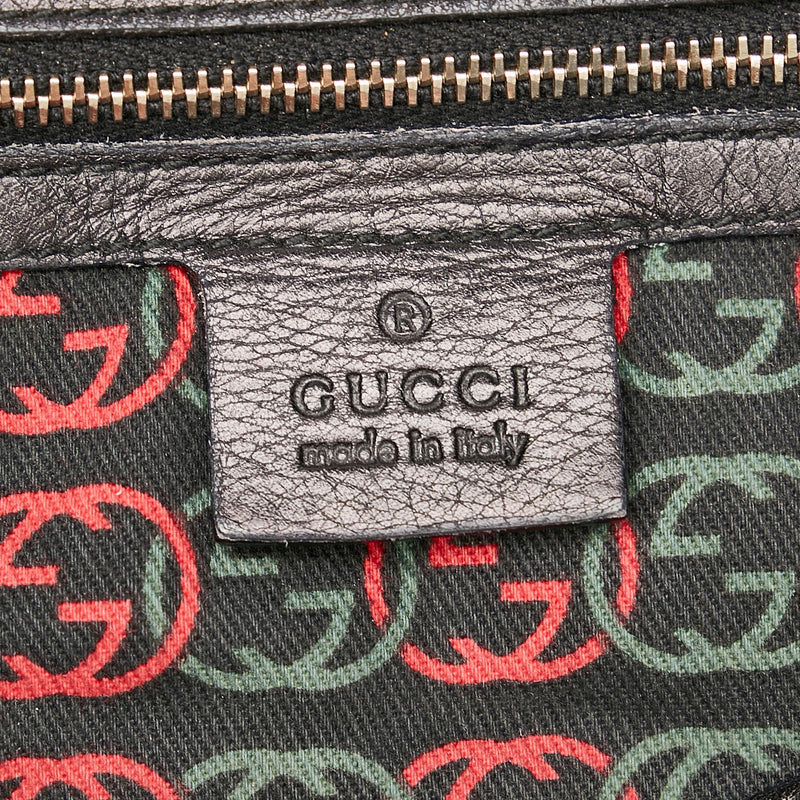 Gucci Britt Leather Shoulder Bag (SHG-32298)