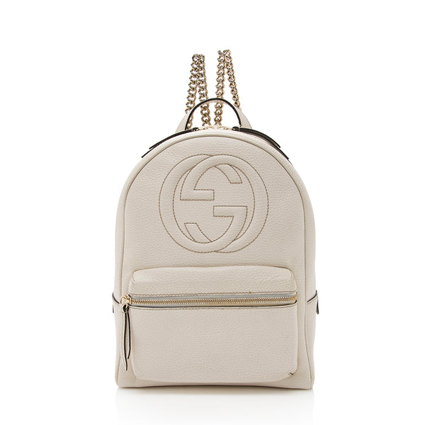 Backpack Front Gucci Soho Leather Backpack Gucci Leather Soho