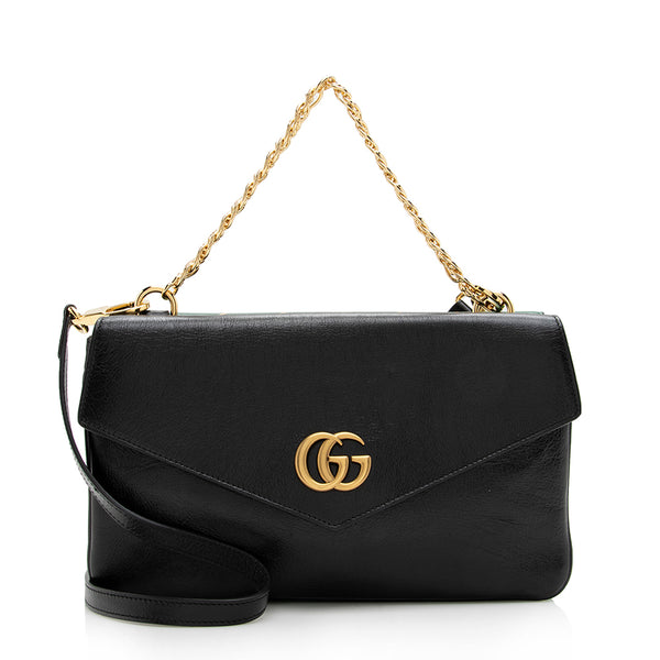 Gucci Calfskin Thiara Double Shoulder Bag (SHF-18084)