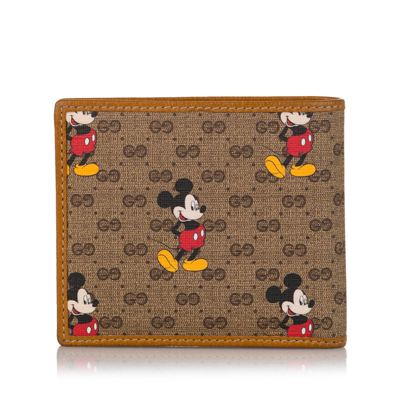 Gucci Candy GG Mickey Mouse Bifold Small Wallet (SHG-37764)