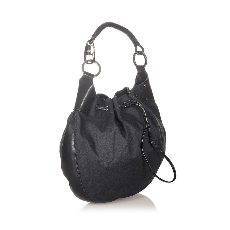 Gucci Canvas Drawstring Hobo Bag (SHG-20818)