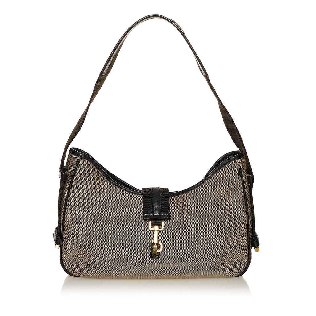 Gucci Canvas Shoulder Bag (SHG-35818) – LuxeDH