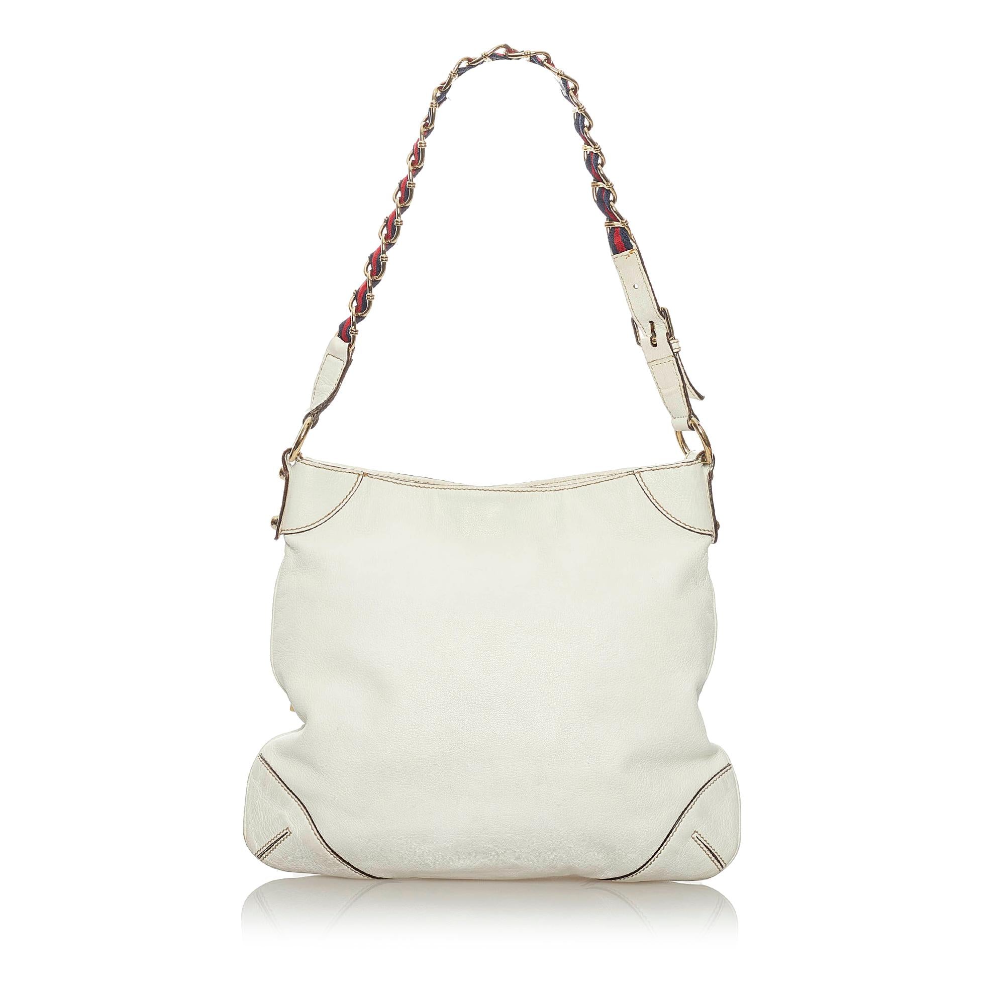 Gucci Capri Ranch Kid Leather Hobo Bag (SHG-37210)