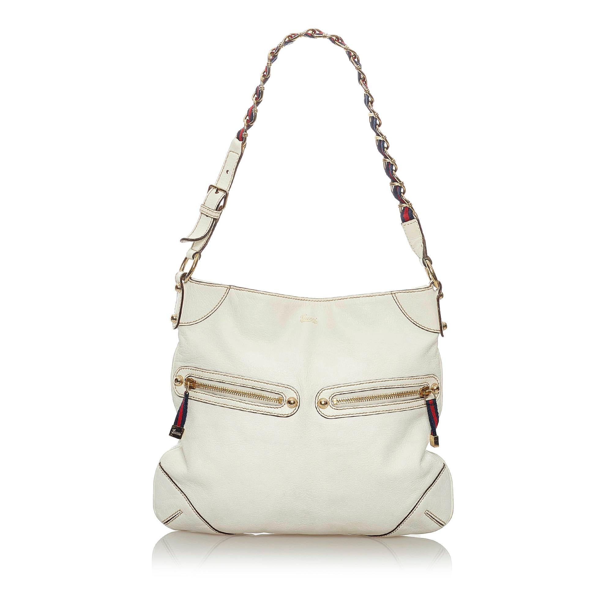 Gucci Capri Ranch Kid Leather Hobo Bag (SHG-37210)