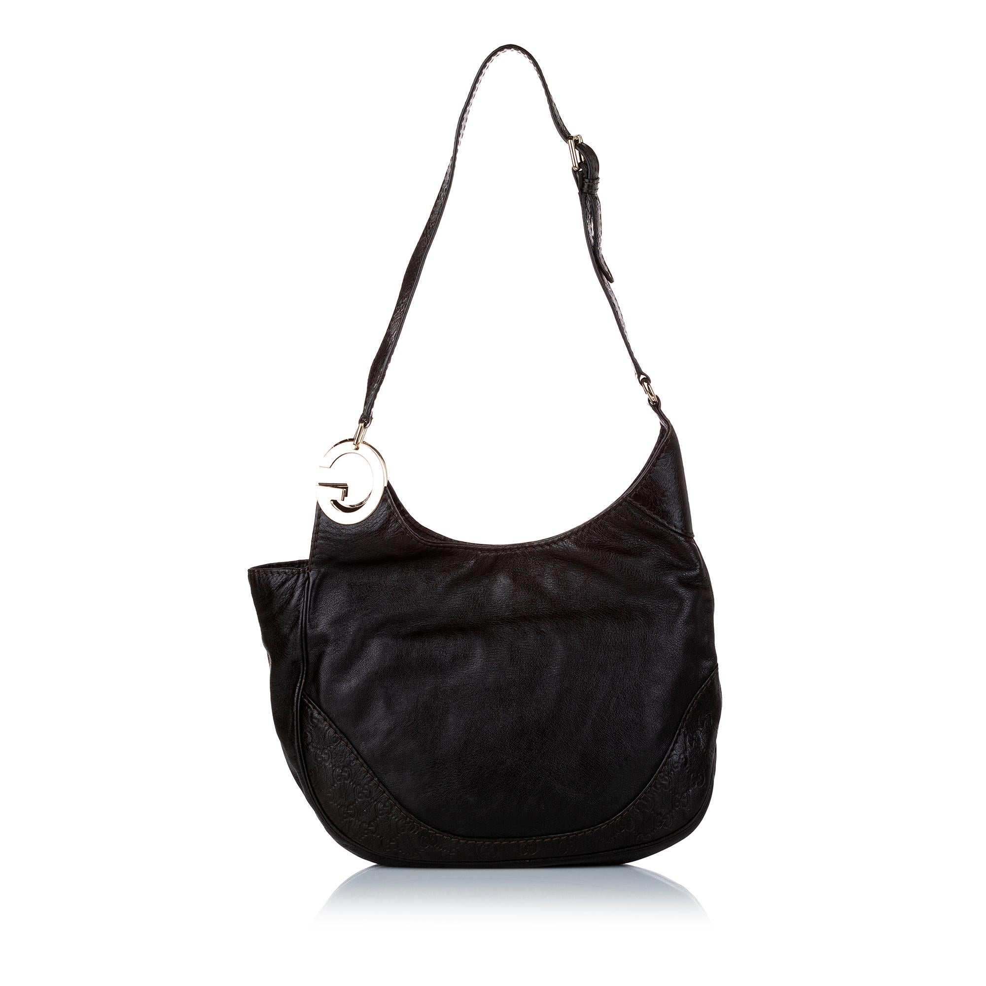 Gucci Charlotte Leather Shoulder Bag (SHG-29326)