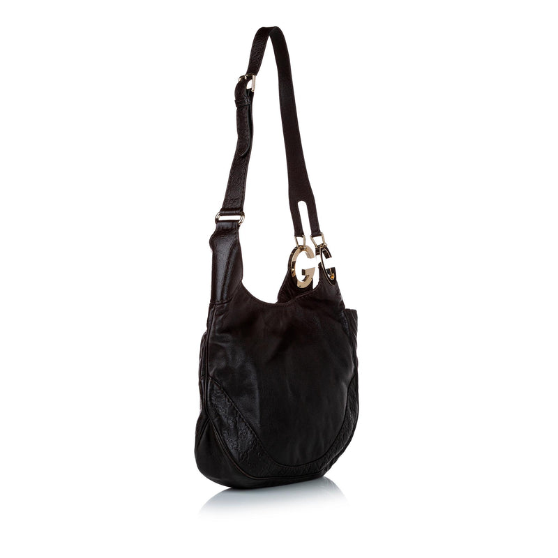 Gucci Charlotte Leather Shoulder Bag (SHG-29326)