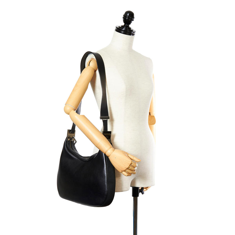 Gucci Charmy Leather Shoulder Bag (SHG-25116)