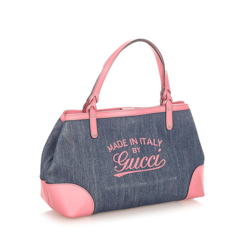 Gucci Craft Denim Tote Bag (SHG-31656)