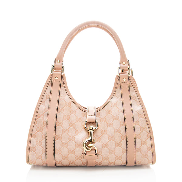 Gucci Crystal GG Canvas Small Joy Shoulder Bag - FINAL SALE (SHF-18167)