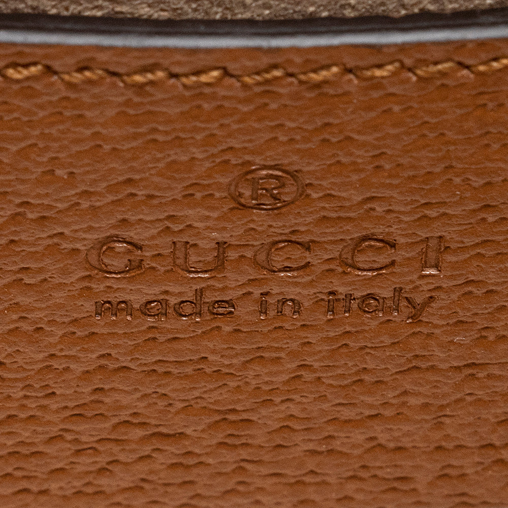 Gucci Cuir Leather Diana Mini Tote (SHF-22056)