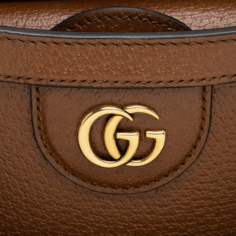 Gucci Cuir Leather Diana Mini Tote (SHF-22056)