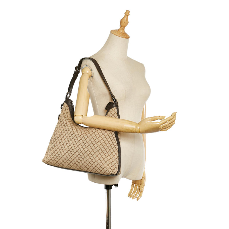 Gucci Diamante Charmy Canvas Shoulder Bag (SHG-25433)